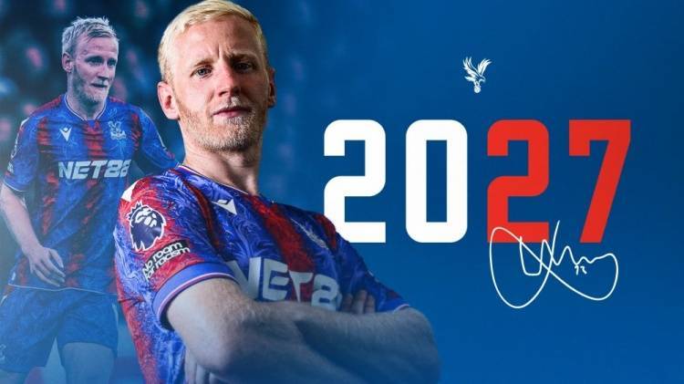 官方：水晶宫与29岁中场威尔-休斯续约至2027年